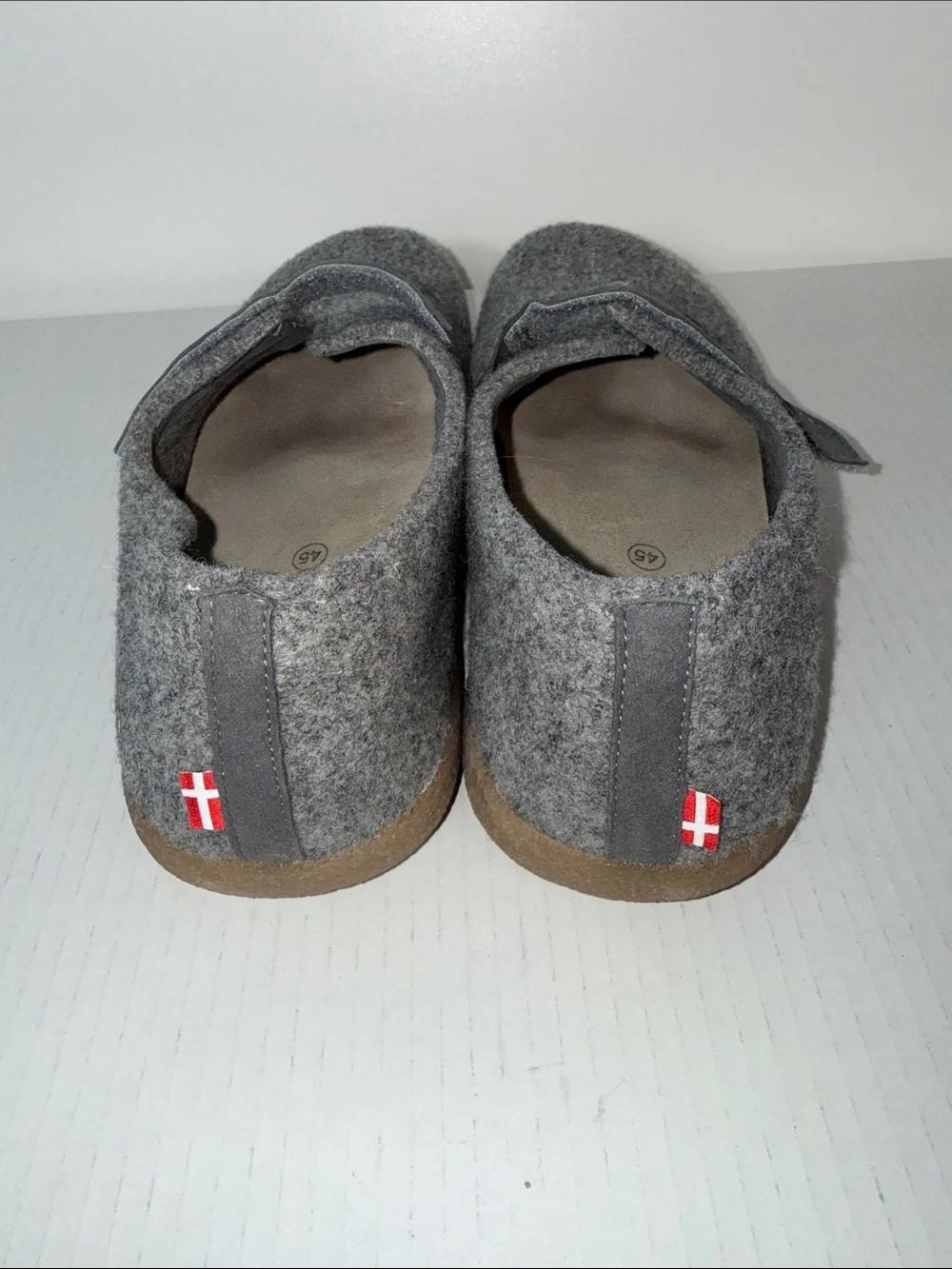 Sanita Varde Unisex Wool Slippers size 45(10.5-11) NWOT